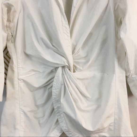 Byron Lars Beauty Mark White Dress Shirt. Sz.8 - Picture 5 of 8